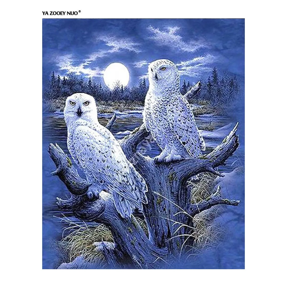 

New 5D Diy diamond painting cross stitch "owl" Full Square Diamond embroidery Needlework Rhinestone Mosaic decor Crafts YU78