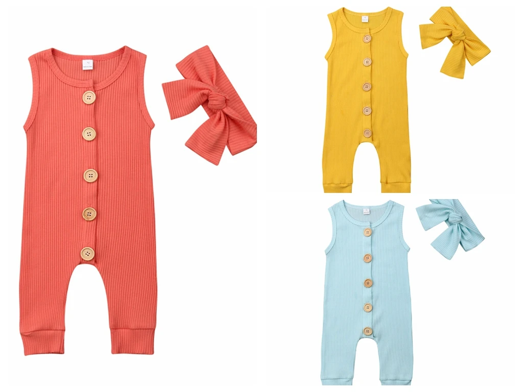 Sleeveless Romper Baby Boy Emmababy Sleeveless Linen Overalls Baby