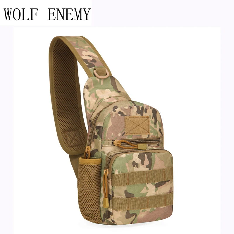 

Molle Tactical Chest Bag Military Shoulder Sling Outdoor Bags Mountaineering Travel Camping Hunting Hiking Fishing Bolsa
