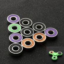 Разные цвета! 2 шт., Спиннер для рук, роликовый кончик пальца, гироскоп, стальное колесо, ABEC-7, 608RS, гироскопические подшипники, аксессуары