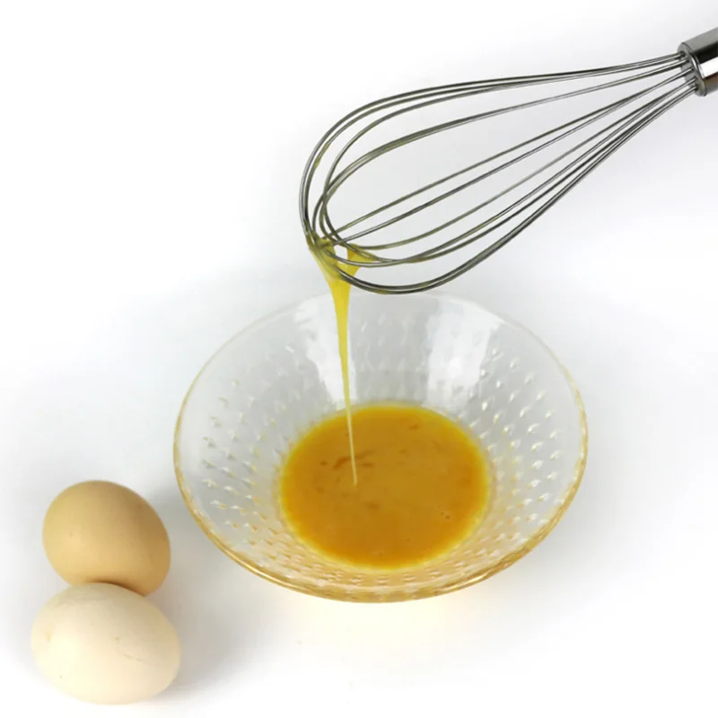 

8-inch Egg Beater Drink Whisk Mixer Silicone Egg Beaters Kitchen Tools Hand Egg Mixer Cooking Foamer Wisk Cook Blender