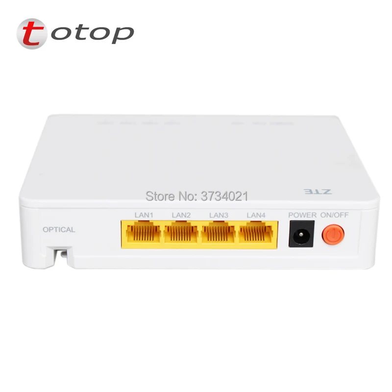 

ZTE ZXA10 F400 EPON ONU ONT Version 6.0, 4 ethernet port 1GE+3FE, Termina Epon Fiber Network Router