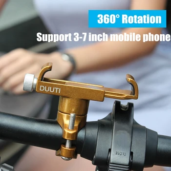 

Aluminium Alloy Mobile Phone Holder Stands for Motorcycle Bike Bicycle Metal Mountain Road Bike Holder for 3-7 inch Phones