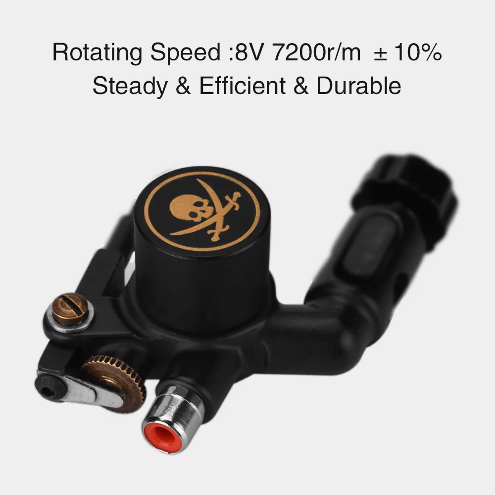 Новинка! Профессиональная татуировочная машина с черепом, ротационная татуировочная машина, мощный двигатель, машина для перманентного макияжа для боди-арта