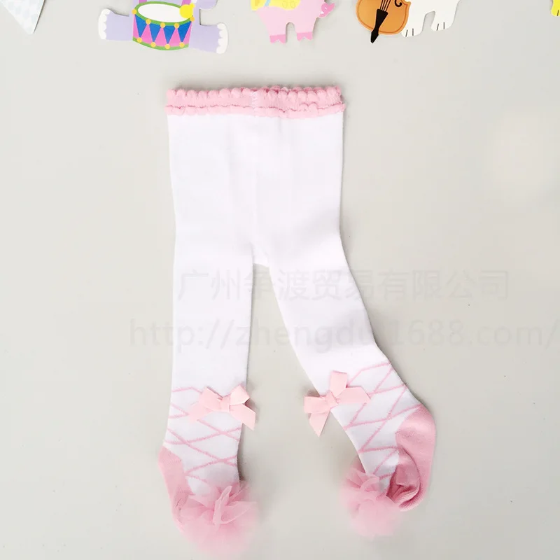 С Манжетами для девочек, рубашки, модные колготки, трусы babysocks; детские комбинезоны для маленьких девочек; колготки кружевной чулок милое платье для малышки, Сиам, трико, жаккардовая ткань