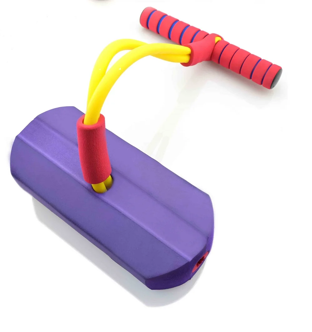 Высокое качество Crazy Jumping Bounce обувь ходули для прыжков игрушка для детей тренировка баланса игры на открытом воздухе интересный подарок для детей - Цвет: Фиолетовый