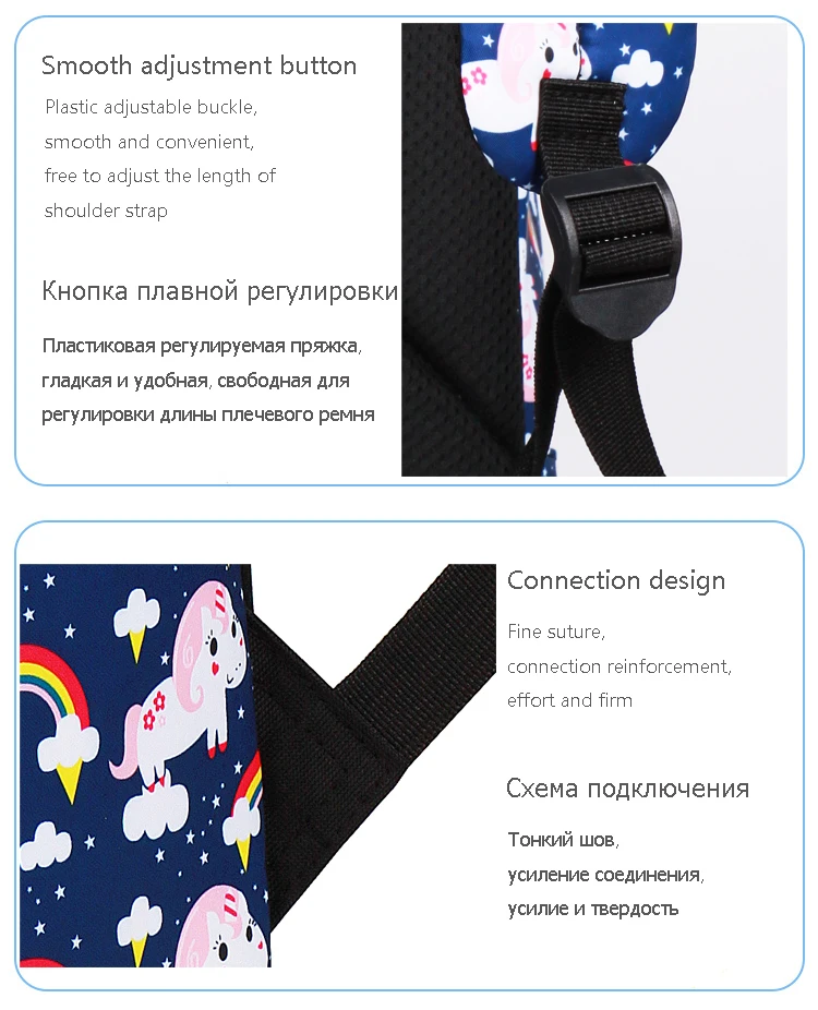 WINNER Woman Brand Backpack Cute Unicorn Print School Backpack For Teenage Girls Bagpack Student Travel Mochila Feminina 2018 (15)