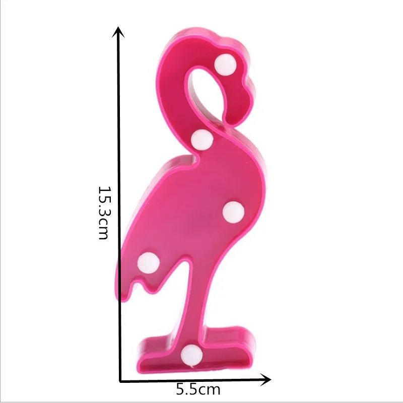 Cartoon Flamingo Cactus 3D LED Night Light Christmas decor Children kid room Night Lamp LED Table Lamp home decorations gift  (1)