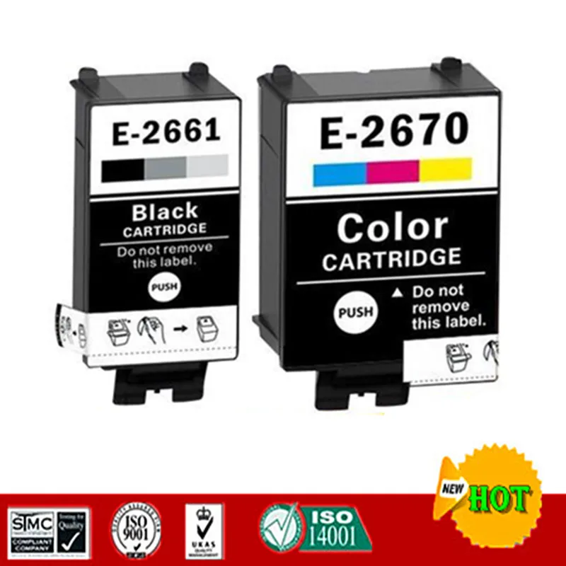 Совместимый чернильный картридж для epson t2661 t2670 для epson WorkForce WF-100W принтера