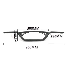 25 мм руль мотоцикла для Harley 883 XL1200 48 руль мотоцикла черный серебряный скутер мотороллер Винтаж