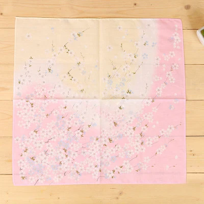 Женский платок хлопок /Сакура напечатанный 45 см/много польз - Цвет: 1