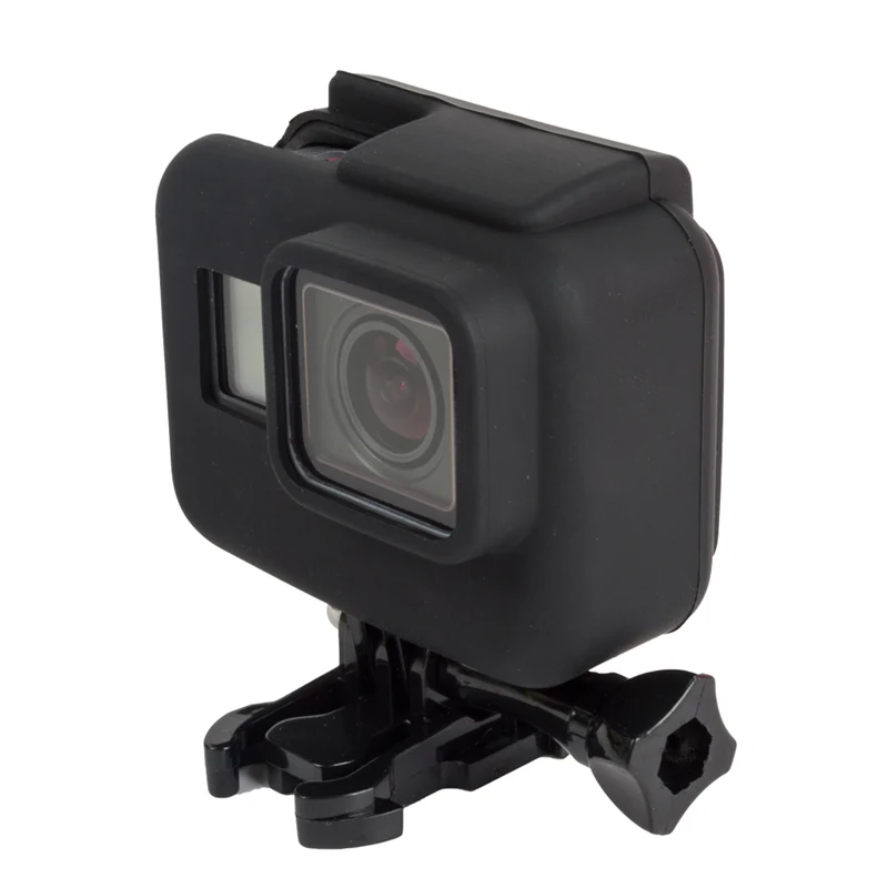 ORBMART резиновый силиконовый защитный чехол для Go Pro Gopro Hero 5 6 7 - Цвет: Черный