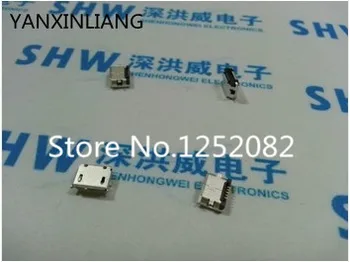 

! 100PCS 5 pin MINI Micro USB SMD female Connector, Data Connecting Socket fit for Mini Pad, Netbook, Panel PC
