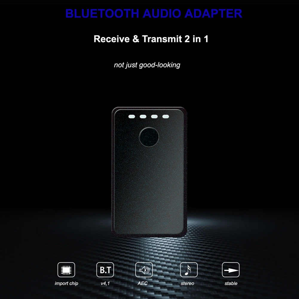 B8 Портативный 2-в-1 Bluetooth аудио передатчик и приемник 3,5 мм разъем Bluetooth аудио Музыка Беспроводной приемник адаптер для Динамик