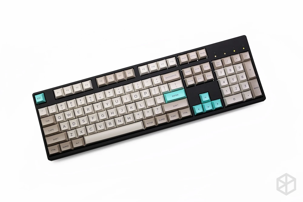 Dsa Style Keycap Set PBT пластиковый ретро бежевый для механической клавиатуры серый cyan gh60