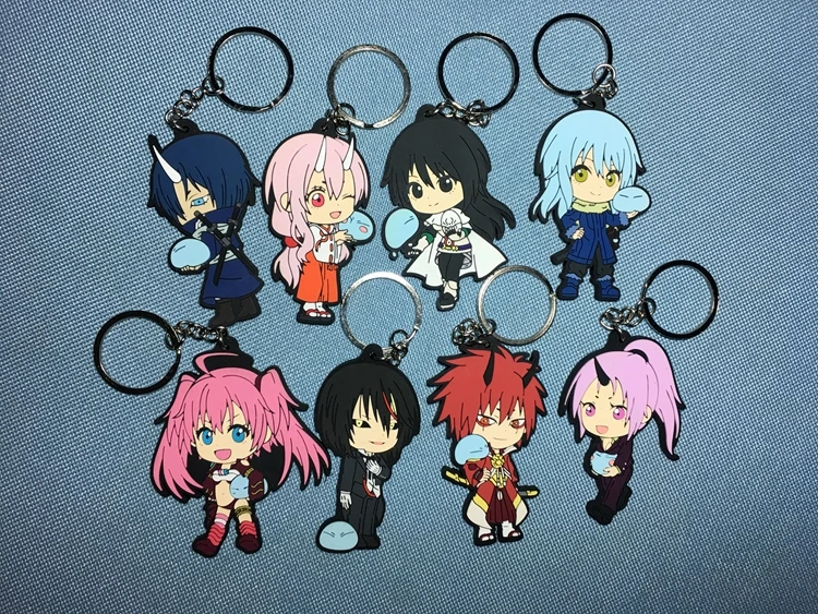 

1pcs Japanese anime figure tensei shitara slime datta ken Rimuru Tempest action figure keychain collectible model toys