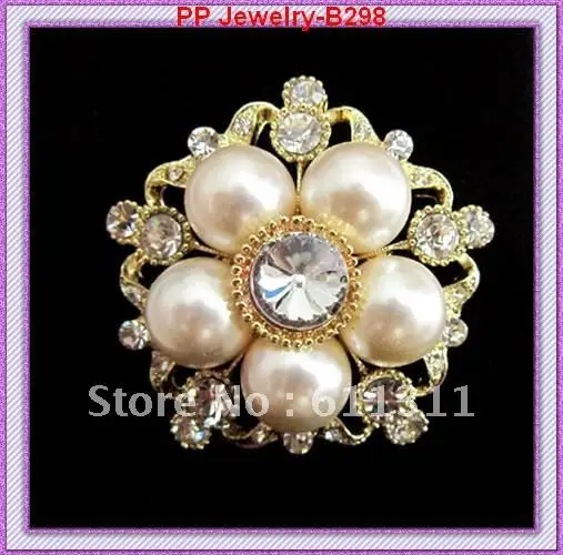Cheap Wholesale Price! 6pcs/lot Free Shipping Gold Tone Crystal