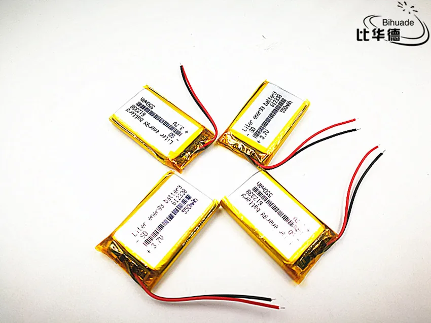 Качественный 3,7 в, 550 мАч, 612338 602540 полимерный литий-ионный/литий-ионный аккумулятор для автомобильного регистратора данных, gps, mp3, mp4