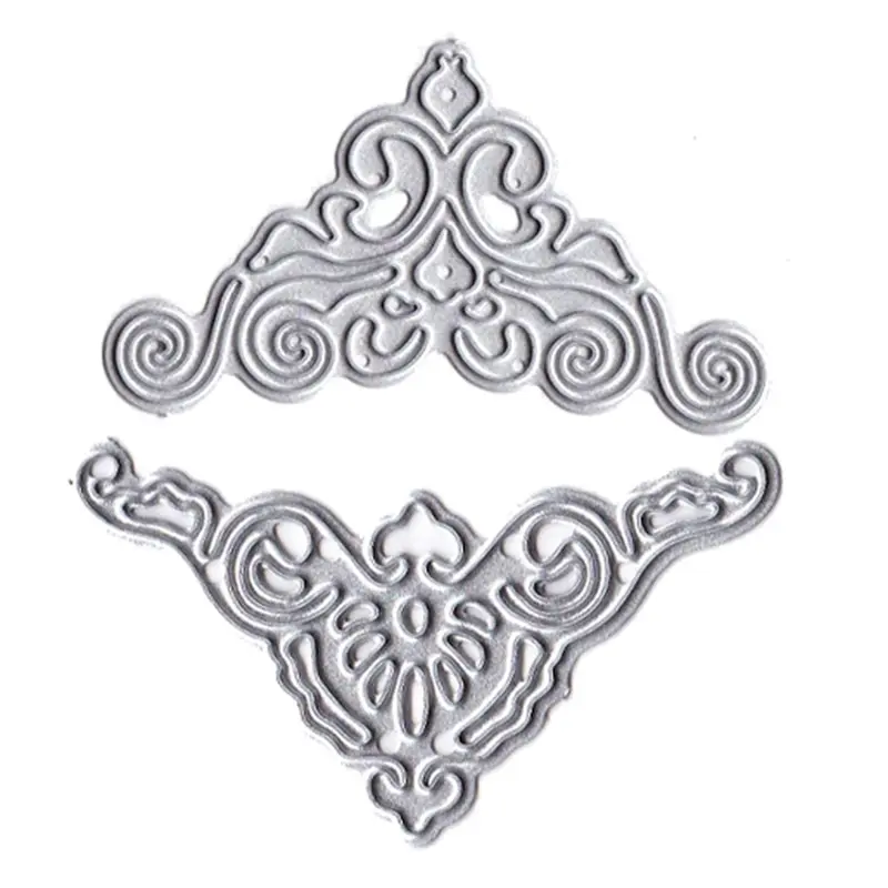 

2018 New Flower Angle Corners Metal Die Cuts Cutting Dies For DIY Scrapbooking Embossing Paper Cards Decorative Crafts