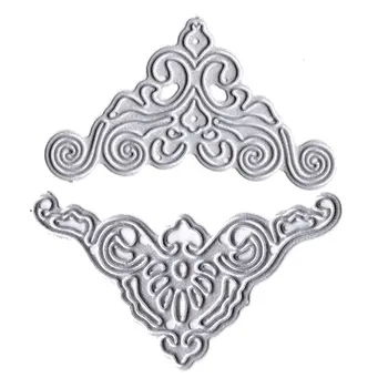 

2018 New Flower Angle Corners Metal Die Cuts Cutting Dies For DIY Scrapbooking Embossing Paper Cards Decorative Crafts