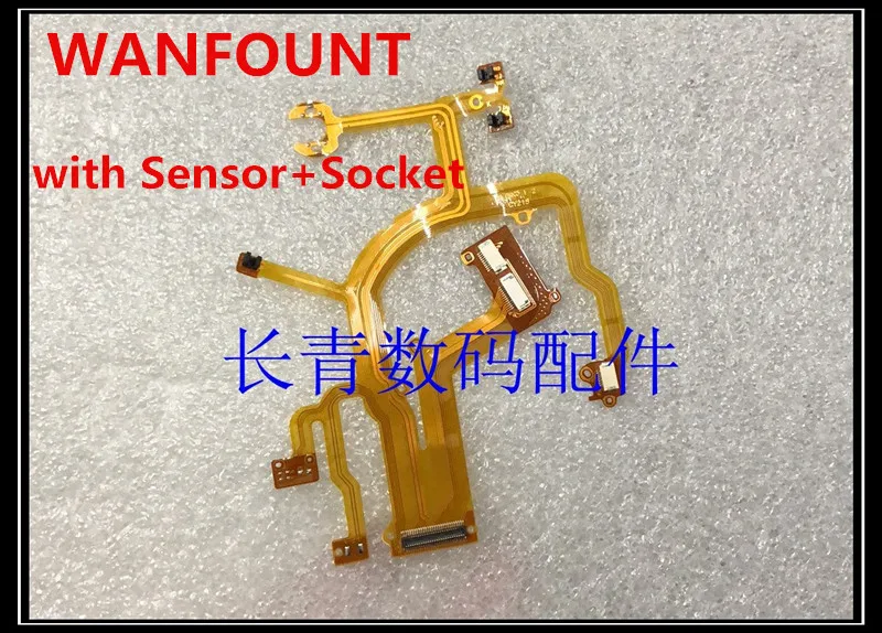 

Lens Back Main Flex Cable For Canon PowerShot G10 G11 G12 PC1305 PC1428 PC1564 Digital Camera Repair Part with sensor+socket