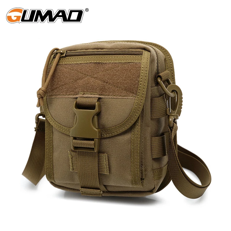 

Multi-Function Military Tactical Shoulder Bag Messenger Pack Outdoor Sports Hiking Trekking Camping EDC Crossbody Molle Pouch