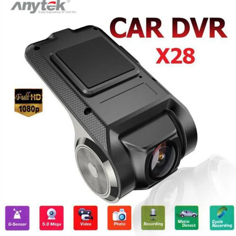 

Anytek X28 Mini WiFi Car DVR Camera 1080P FHD Video Registrator Recorder WiFi ADAS G Sensor Dash Cam