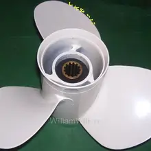 Пропеллер из алюминиевого сплава для Suzuki, подвесной лодочный мотор 2-х тактный 40-55HP, 4-тактный 40-65HP тонкие лезвия высокой скорости 13 дюймов 11 1/8*13