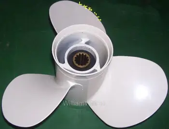 

Aluminum alloy propeller for Suzuki outboard motor 2 stroke 40- 55HP, 4 stroke 40-65HP thin blade high speed 13 inch 11 1/8*13