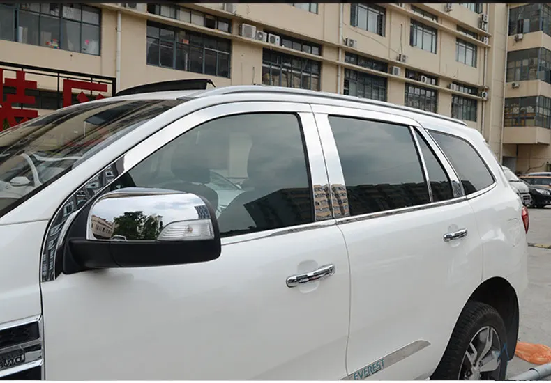 Для Ford Everest Endeavour 4Dr внедорожник 2015 2016 2017 Сталь верхней и нижней среднего Столбы