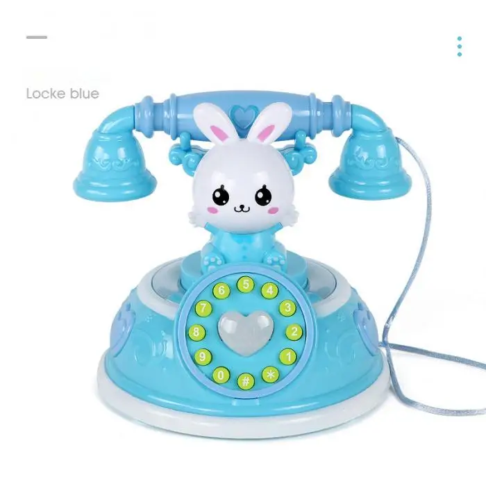 1 шт. имитационный телефон игрушка ролевая игра с музыкой свет раннего образования для детей S7JN