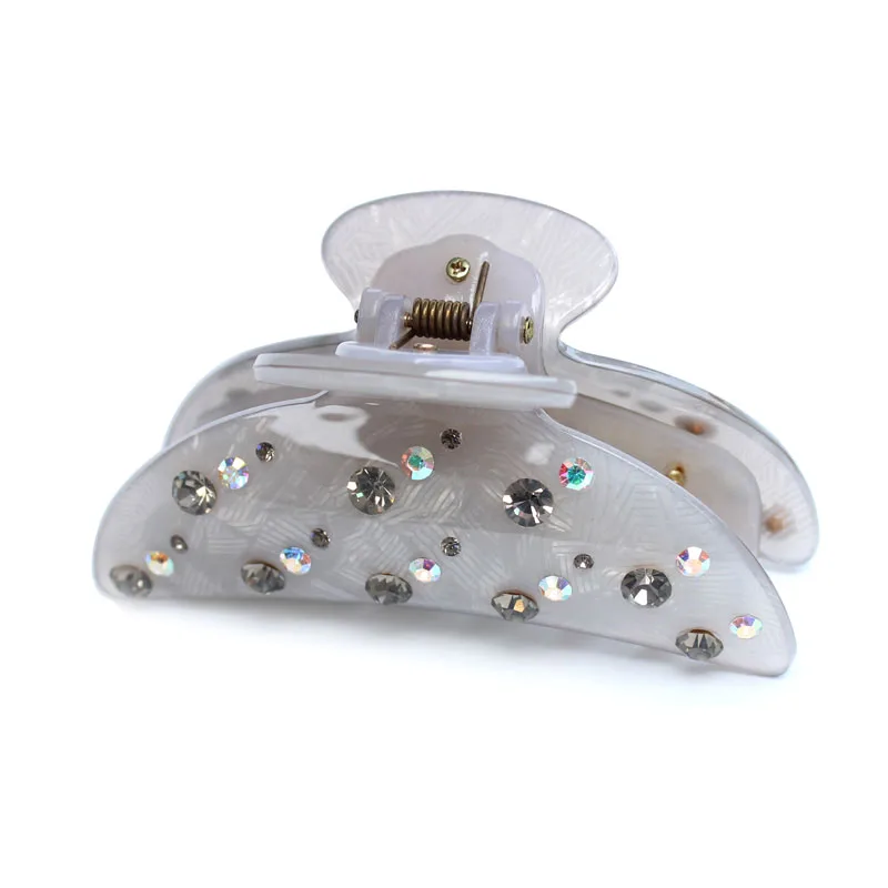 2pcs Classic Cellulose Acetate Hair Claw Accessory Jewelry Ornament Clip for Women Girls Fine Braids Christmas Business Travel