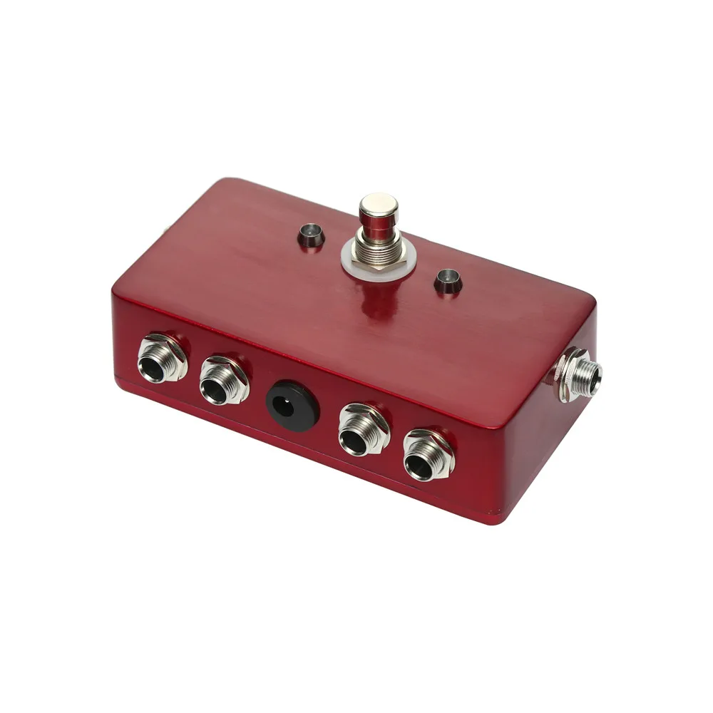 

Mini looper electric guitar effect pedal red color made by aluminum alloy AB box loop pedals