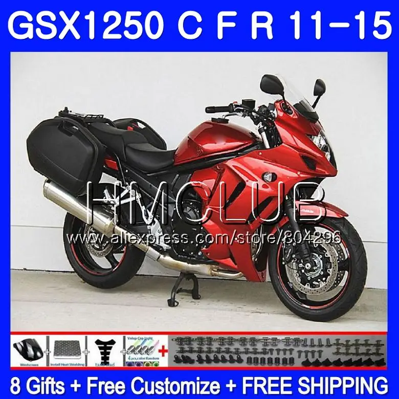 

Fairing For SUZUKI Bandit red GSX1250F GSX1250FA GSX1250 C 11 12 13 14 15 30HM.7 GSXF1250 GSX1250C 2011 2012 2013 2014 2015