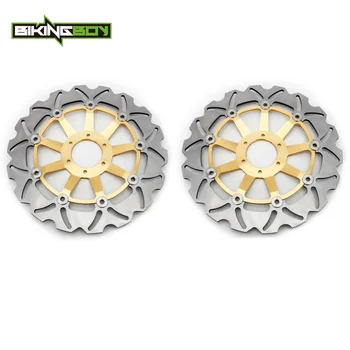 

BIKINGBOY For HONDA CBR 600 F F3 SuperSport 1995-1998 CBR 900 RR 1994-1997 VTR 1000 F 1997-2007 Front Brake Discs Disks Rotors