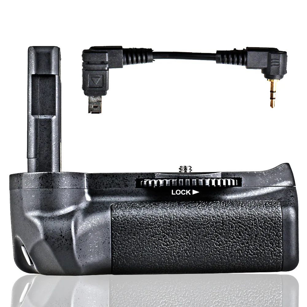 Travor Батарейный держатель для Nikon D5100 D5200 D5300 DSLR камеры+ 2 шт EN-EL14 батареи+ 2 шт микрофибра ткань для очистки