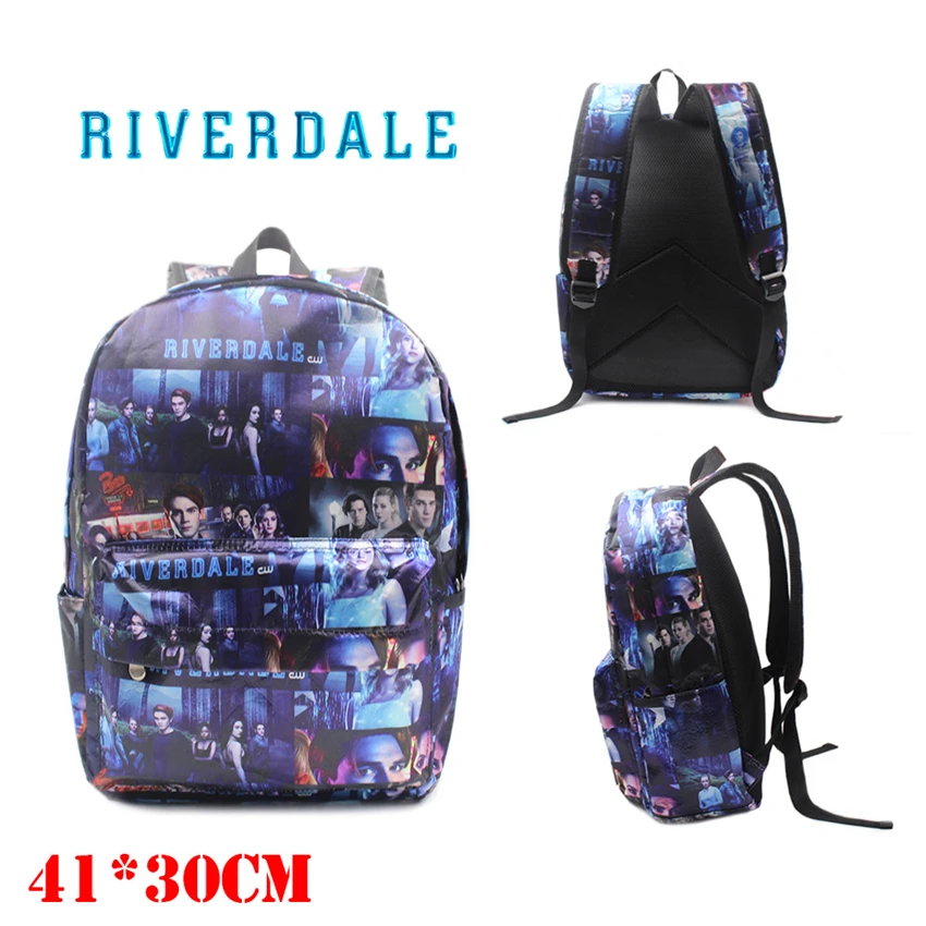 

TV Show Riverdale Zip Backpack School Bag Colours Shoulder Bag Packsack Laptop Bag Student Mochila Large Capacity Travel Bag