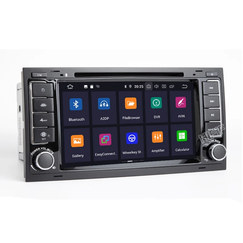 Discount IPS SCREEN DSP 4G 2 din Android 9.0 CAR DVD PLAYER For VW Touareg T5 Transporter Multivan GPS radio multimedia navigation pc 2