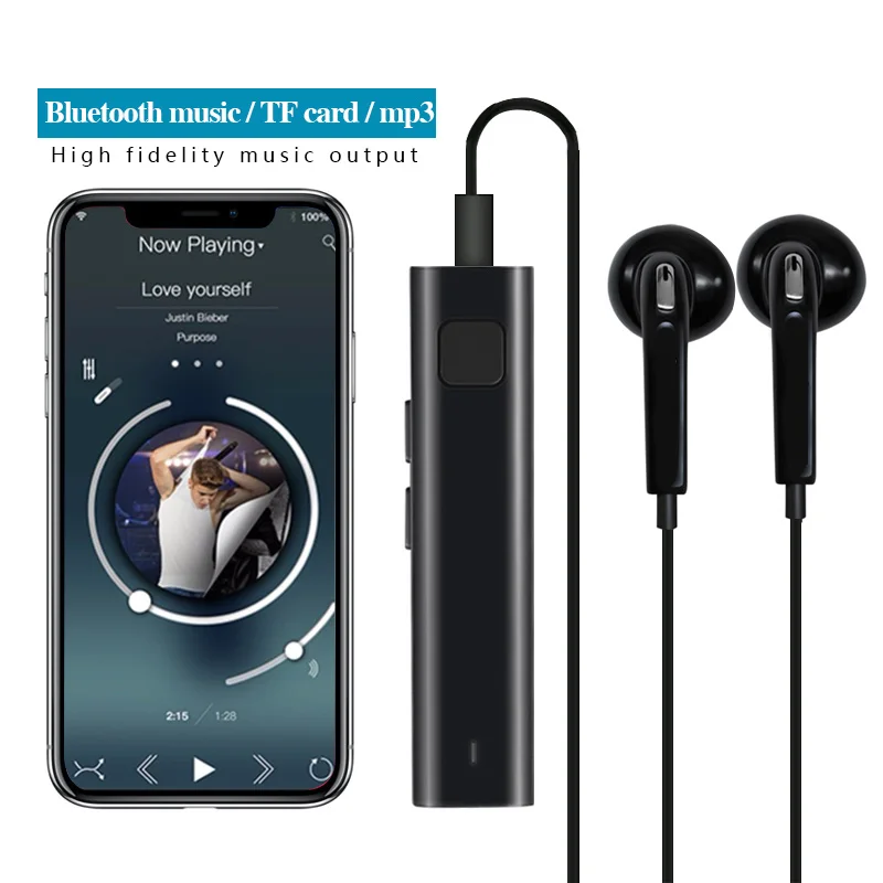 2018 Bluetooth приемник перевода для гарнитуры Поддержка 26 язык TF карты клип на дизайн