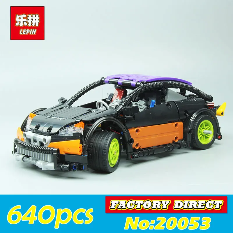 

LEPIN 20053 20053B 640pcs Technic Series Genuine The Hatchback Type R Set MOC-6604 Building Blocks Bricks Educational Toys Gifts