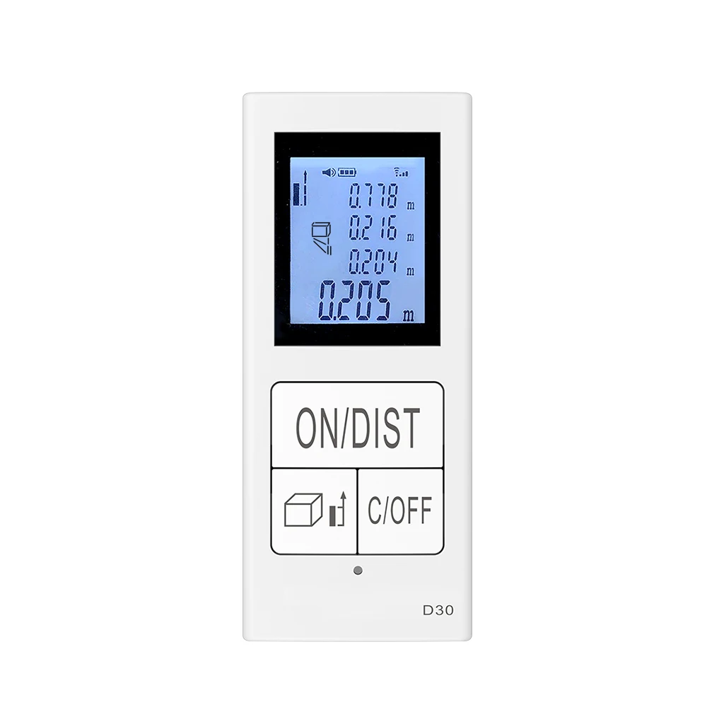 

Mini Handheld Digital USB Rechargeable Laser Distance Meter Laser Rangefinder Portable Range Finder Diastimeter