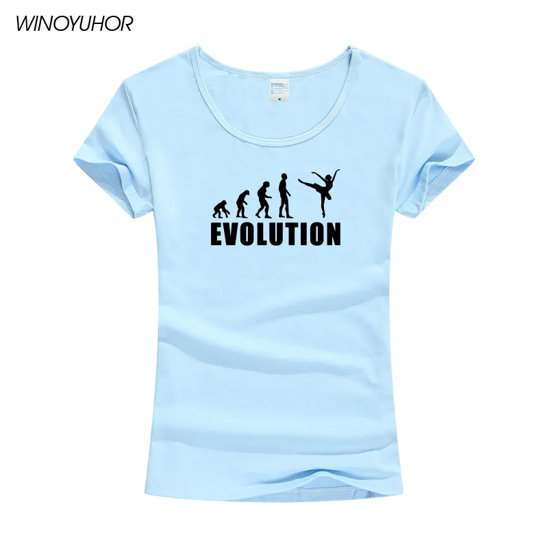 Evolution Of Ballet Dancer Tee Women Summer Funny Short Sleeve Female Tops Fashion Casual T Shirt Brand Clothing Evolution Of Ballet Dancer Tee Women Summer Funny Short Sleeve Female Tops Fashion Casual T Shirt Brand Clothing