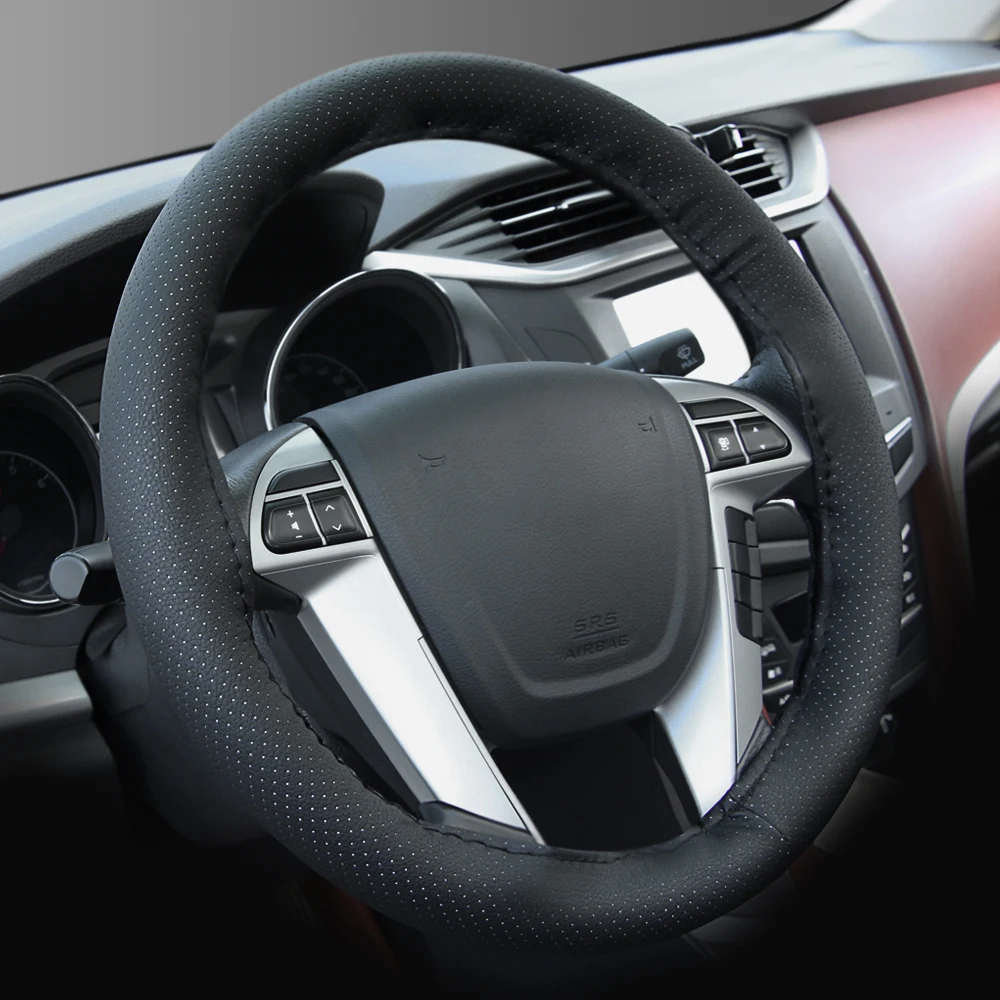 Оплетка из мягкой кожи для Volkswagen VW Jetta MK5 6 Golf 4 5 7 CC Tiguan Passat B5 B6 b7 Polo | Автомобили и