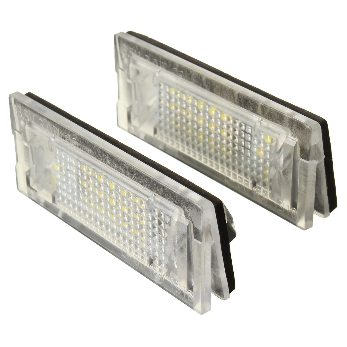 2x White LED Number License Plate Lights font b Lamp b font Fit For BMW E46
