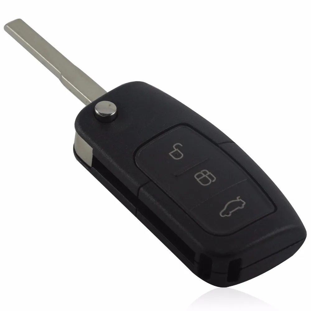 Jingyuqin 315 МГц 433 МГц 4D63 чип 3 кнопки откидной складной пульт дистанционного управления автомобильный ключ для Ford Focus 2 3 mondeo Fiesta Брелок чехол