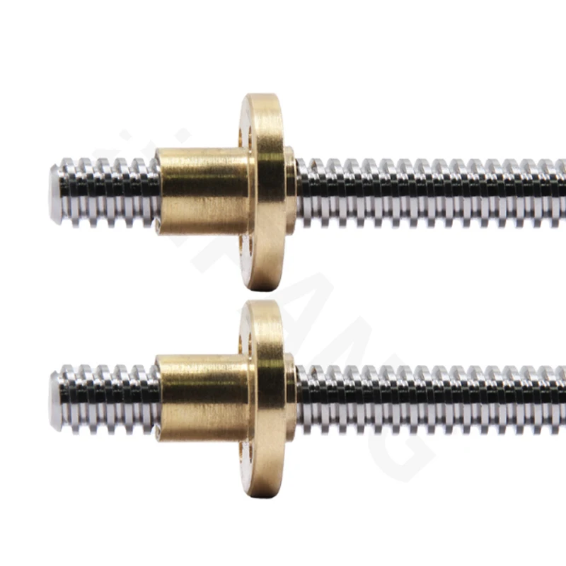 T8 الرصاص المسمار 8mm 3D طابعة جزء دون النحاس النحاس الجوز رباعي الرصاص المسمار ل cnc 2mm طول 100/150/200/250/300/330/350 T8 الرصاص المسمار 8mm 3D طابعة جزء دون النحاس النحاس الجوز رباعي الرصاص المسمار ل cnc 2mm طول 100/150/200/250/300/330/350