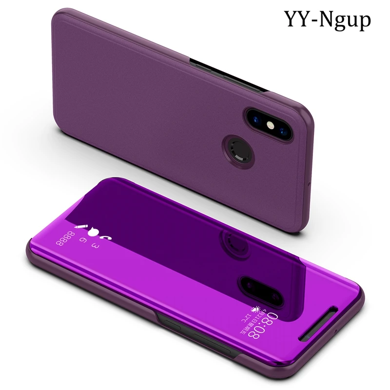 

xiaomi pocophone f1 case cover Luxury Mirror Flip Case on for Funda Xiaomi Pocophone F1 Max 3 Xiomi Poco f1 mi max3 Case women