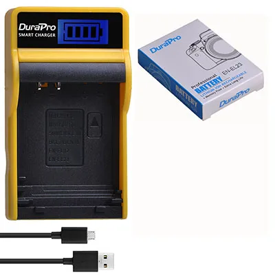 DuraPro 1850mAh EN-EL23 EN EL23 Camera Li-ion Battery+ LCD USB Charger For Nikon COOLPIX P900, P610, P600, B700, S810c Camera - Цвет: 1 Battery Set