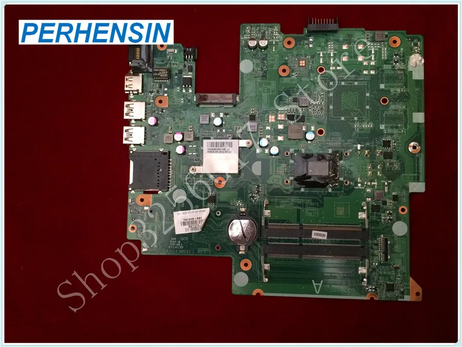 Для HP Pavilion Sleekbook 14-B124US 14-b150us Материнская плата ноутбука 721213-501 Hm77 i3-3227u