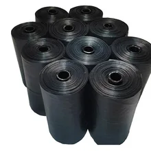 20 рулонов, черные сумки для домашних животных, для кошек, собак, щенков, мешки для уборки, 899